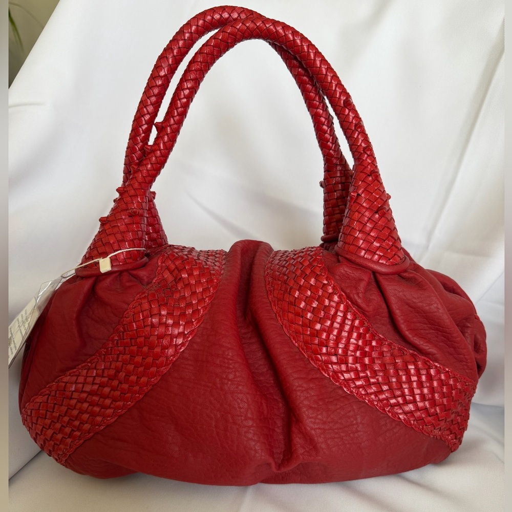Chic Red Hobo Bag - Picture 2 of 11